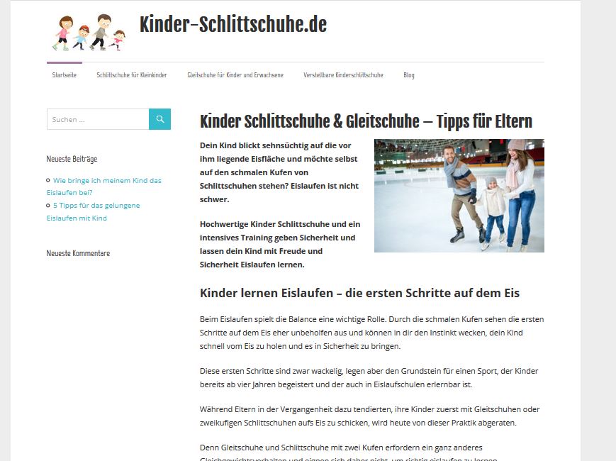 Online Ratgeber zu Kinderschlittschuhen Online Ratgeber zu Kinderschlittschuhen