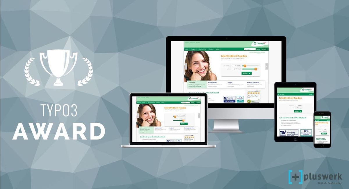 +Pluswerk AG gewinnt TYPO3 Award 2016 +Pluswerk AG gewinnt TYPO3 Award 2016