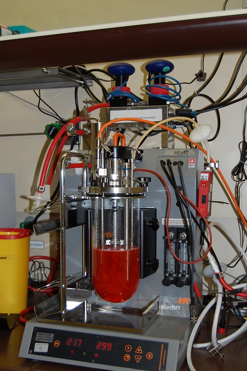 Synthesegasfermentation mit anaeroben Mikroorganismen (Bildquelle: @ Hamilton Bonaduz AG)