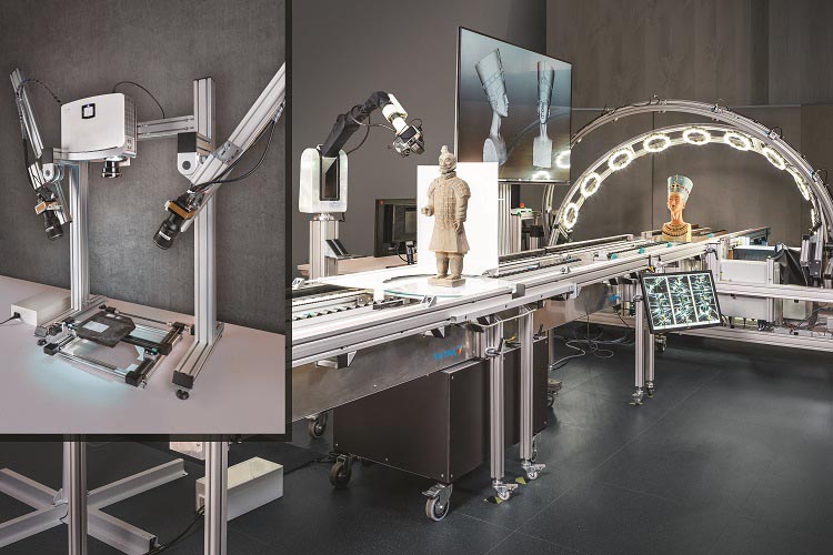Fraunhofer IGD - 3D-Scanstraße CultLab3D - Massen-Digitalisierung von Museumsexponaten Fraunhofer IGD - 3D-Scanstraße CultLab3D - Massen-Digitalisierung von Museumsexponaten