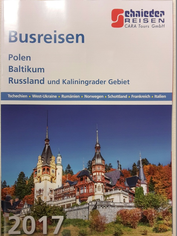 Neu: Busreisen (Polen, Baltikum, Russland und das Kaliningrader Gebiet)