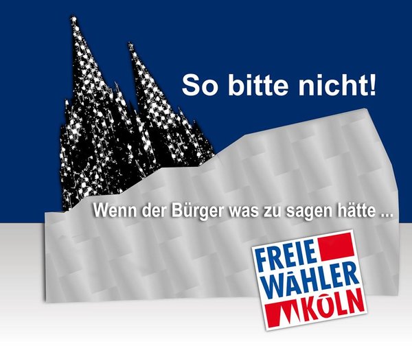 Freie Wähler kämpfen gegen gegen Beton Bauten vor dem Dom