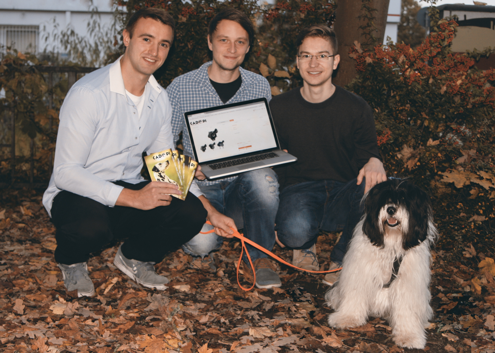 v.l.n.r. Johannes Offergeld, Christopher Ebert, Fabian Dittrich; Foto: Cadopi
