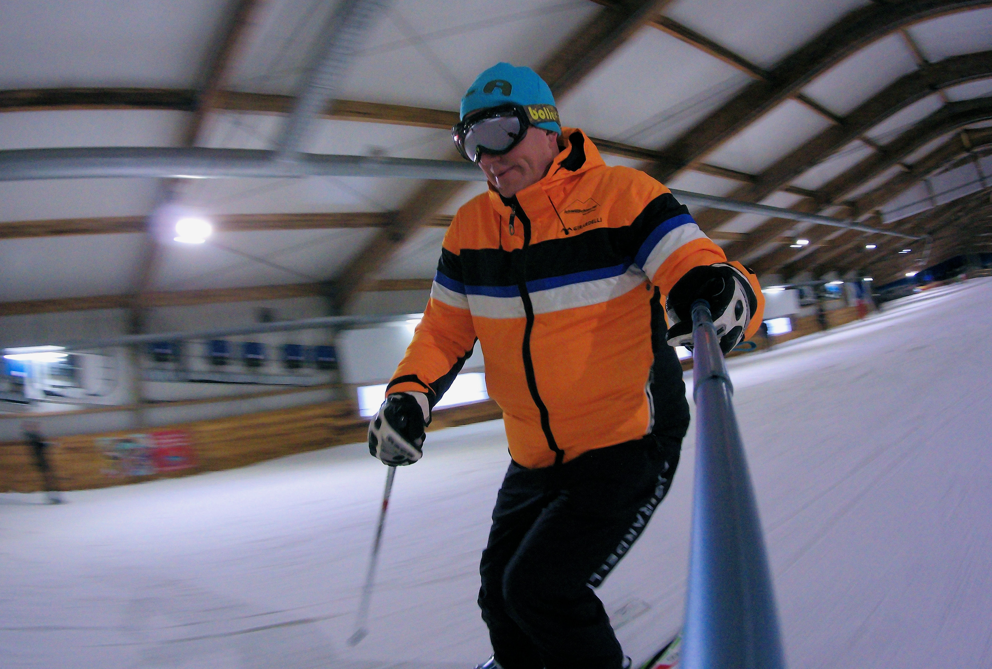 Carven im Alpincenter Bottrop. Carven im Alpincenter Bottrop.
