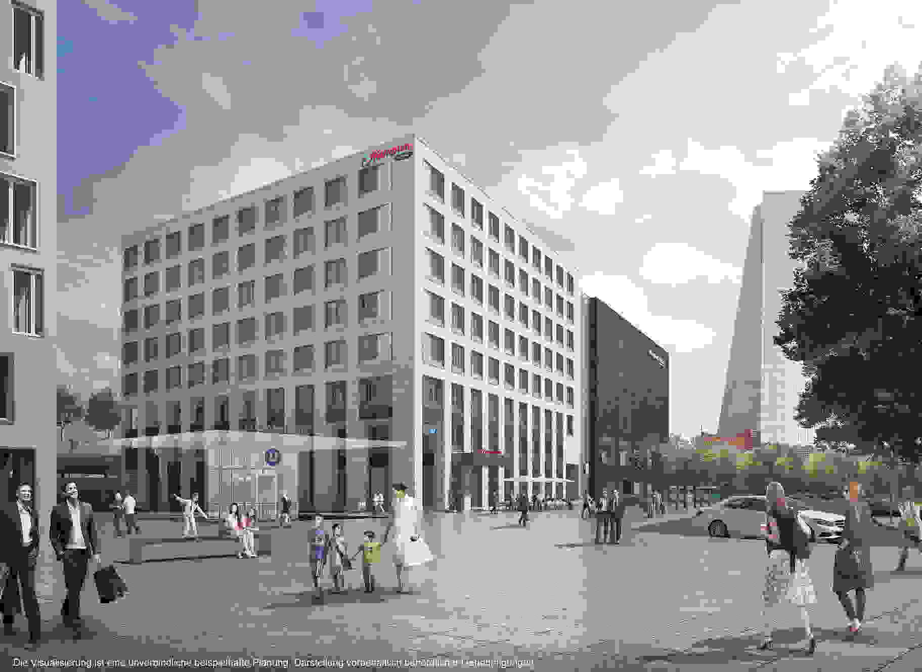 Das Hampton by Hilton bei der EZB ist eines der Hotelprojekte in Frankfurt von Primestar Hospitality