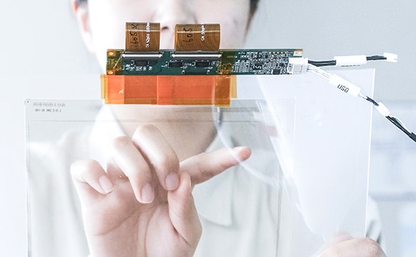 Flexibler Touchscreen mit der SuRP-NaP-Drucktechnologie