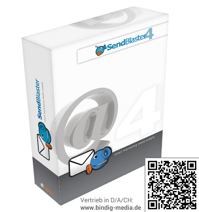 SendBlaster 4, E-Mail Marketing mit Newsletter Software