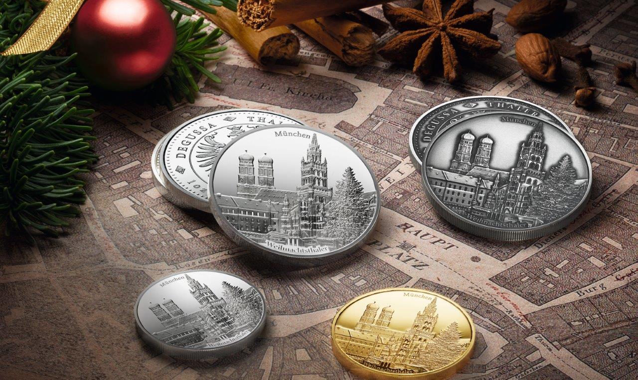 Degussa Weihnachtsthaler 2016 München (Bildquelle: Degussa Goldhandel GmbH)