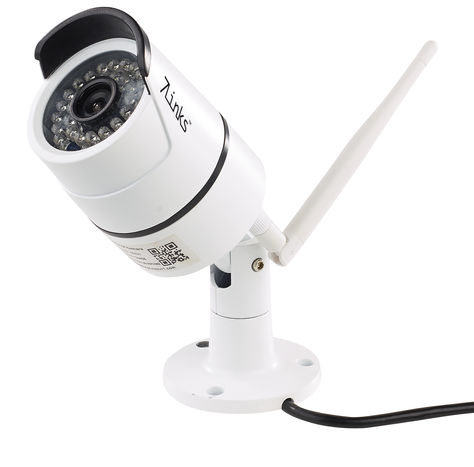 Wetterfeste WLAN-IP-Kamera mit Full HD 1080p und IR-Nachtsicht, IP66
