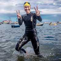 IUTA Weltcup-Gewinnerin Mareile Hertel (34, Rosenheim) schwimmt nach Fuerteventura IUTA Weltcup-Gewinnerin Mareile Hertel (34, Rosenheim) schwimmt nach Fuerteventura