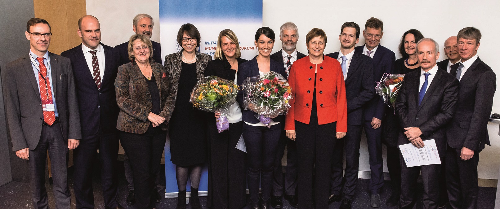 Die Preisträger mit den Verantwortlichen der Initiative (Bildquelle: CP GABA / Jürgen Sendel)