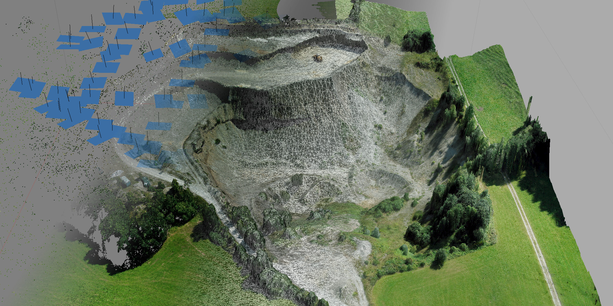 OFME Drone Maps - von der Punktewolke zum 3D Modell mit Textur OFME Drone Maps - von der Punktewolke zum 3D Modell mit Textur