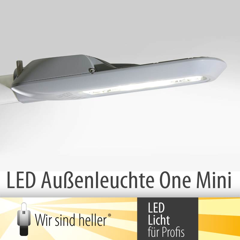 One-Mini - Licht-Effizienz in kleinem, kompakten Gehäuse. One-Mini - Licht-Effizienz in kleinem, kompakten Gehäuse.