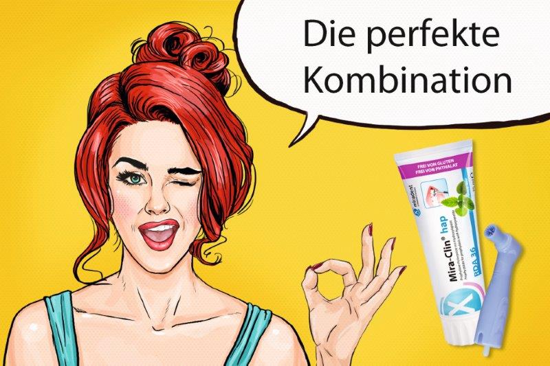 Mira-Clin hap und Prophy Angles, die perfekte Kombination. Mira-Clin hap und Prophy Angles, die perfekte Kombination.