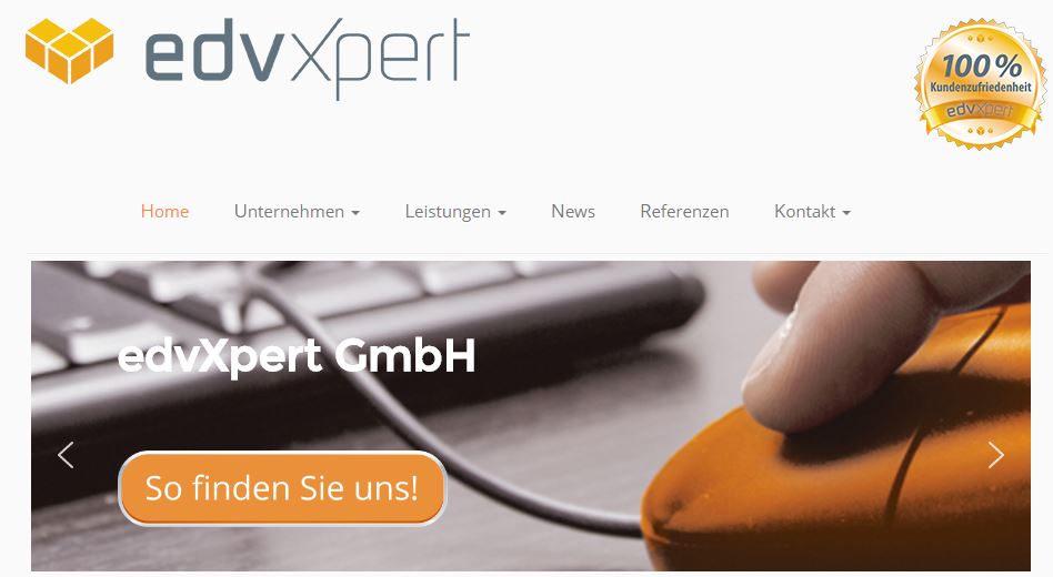 EDV, IT, Dienstleistung, edvXpert,