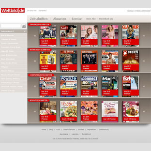 NVG Zeitschriftenkiosk bei Weltbild