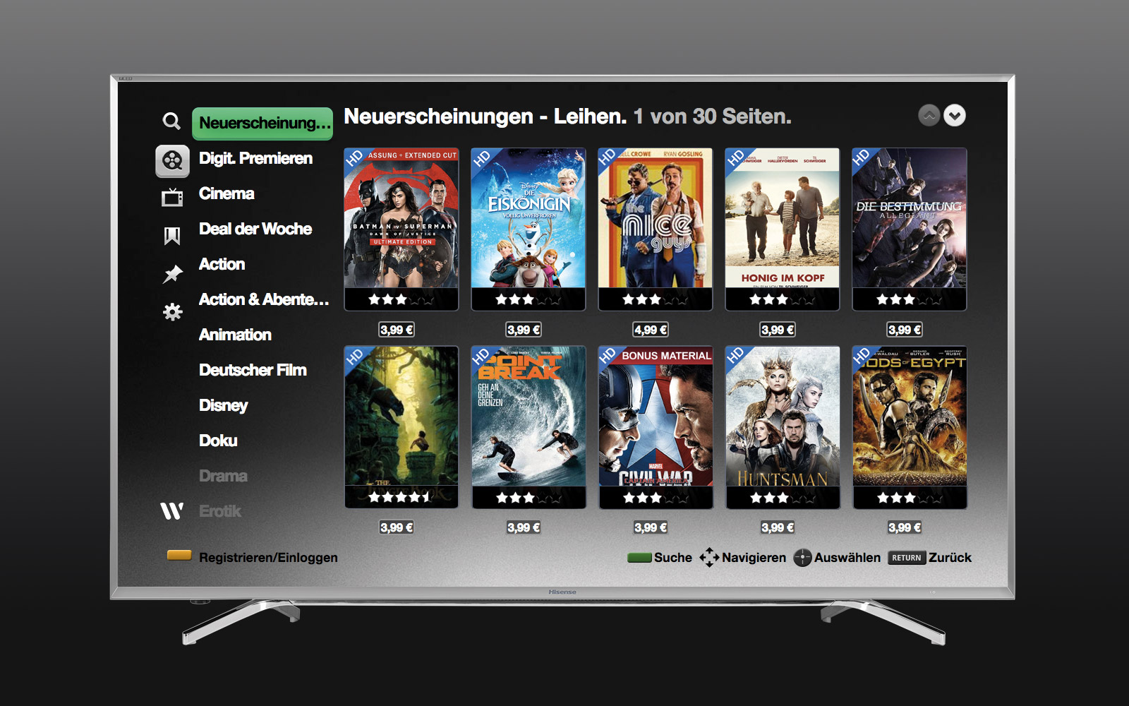 Top-Entertainment mit Hisense und Wuaki Top-Entertainment mit Hisense und Wuaki