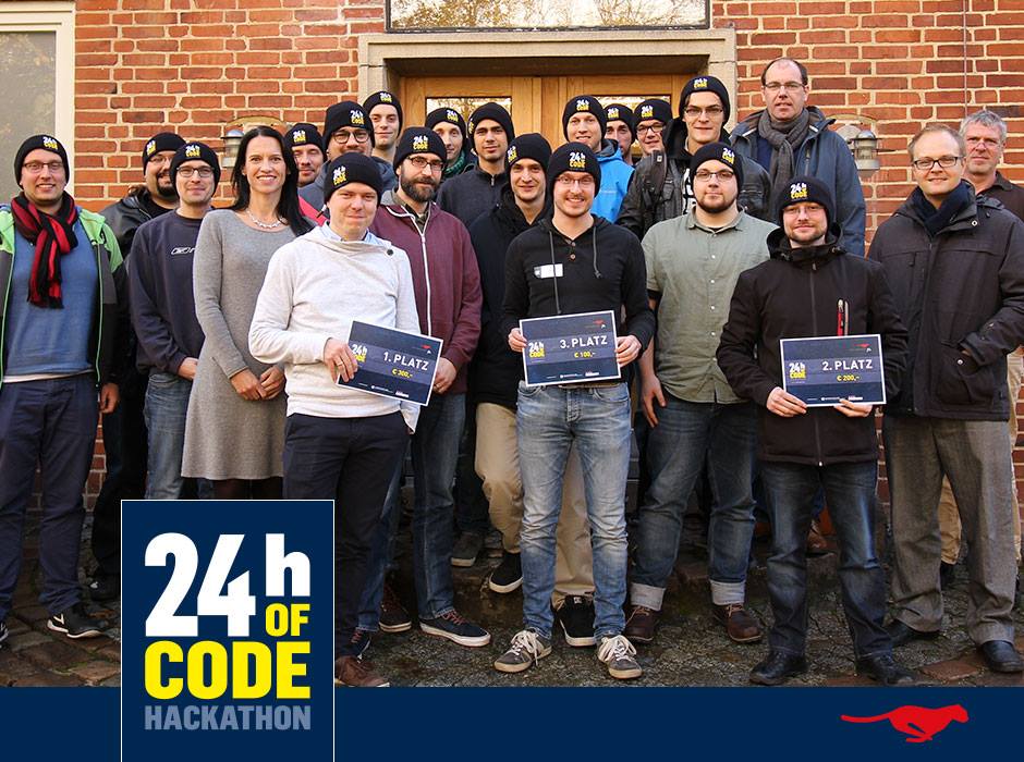 Die Teilnehmer des FLS 24 h of Code Hackathons