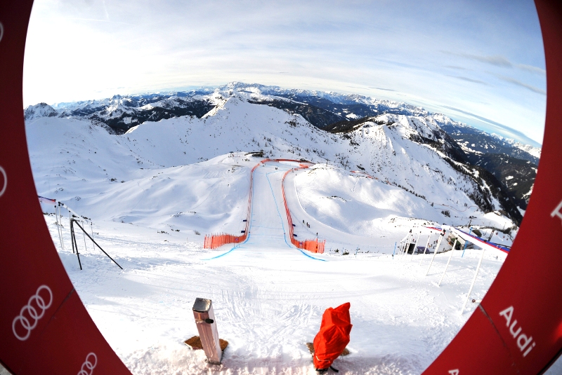 Legendär: Der Starthang der Weltcup-Strecke in Zauchensee. (Bildquelle: Foto: Zauchensee Liftgesells Legendär: Der Starthang der Weltcup-Strecke in Zauchensee. (Bildquelle: Foto: Zauchensee Liftgesells
