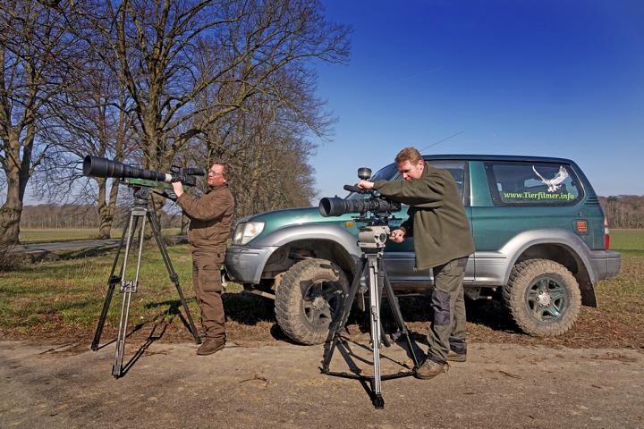 Jens Klingebiel (rechts) und Robin Jähne im Einsatz Jens Klingebiel (rechts) und Robin Jähne im Einsatz