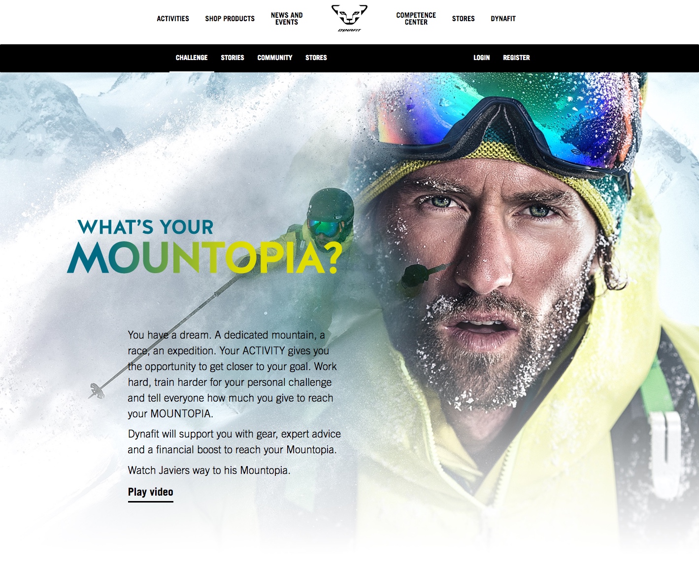 DYNAFIT Mountopia Homepage DYNAFIT Mountopia Homepage