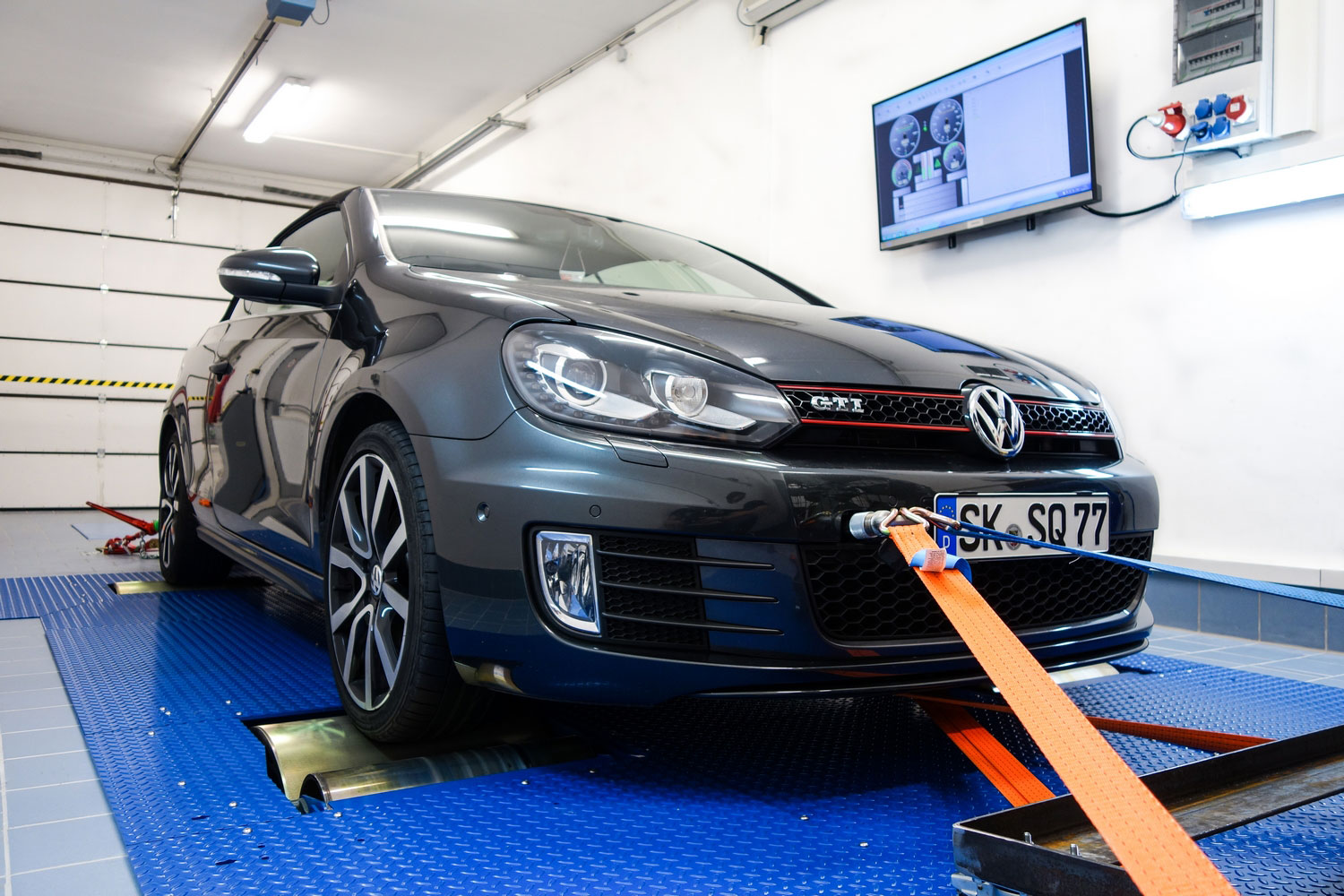 Golf 6 GTI 211 PS am Leistungsprüfstand Golf 6 GTI 211 PS am Leistungsprüfstand