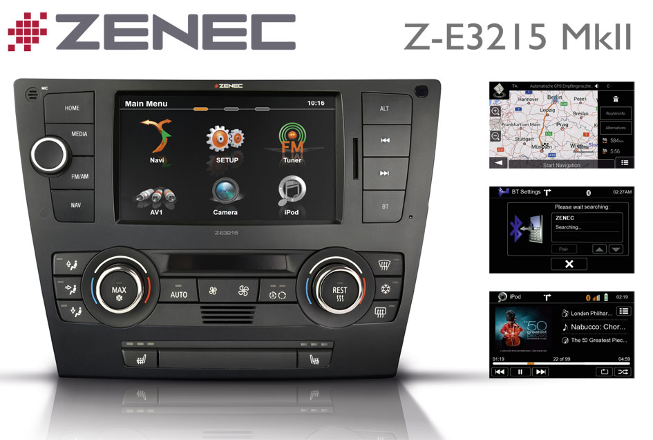 Z-E3215 MkII Navi für BMW 3