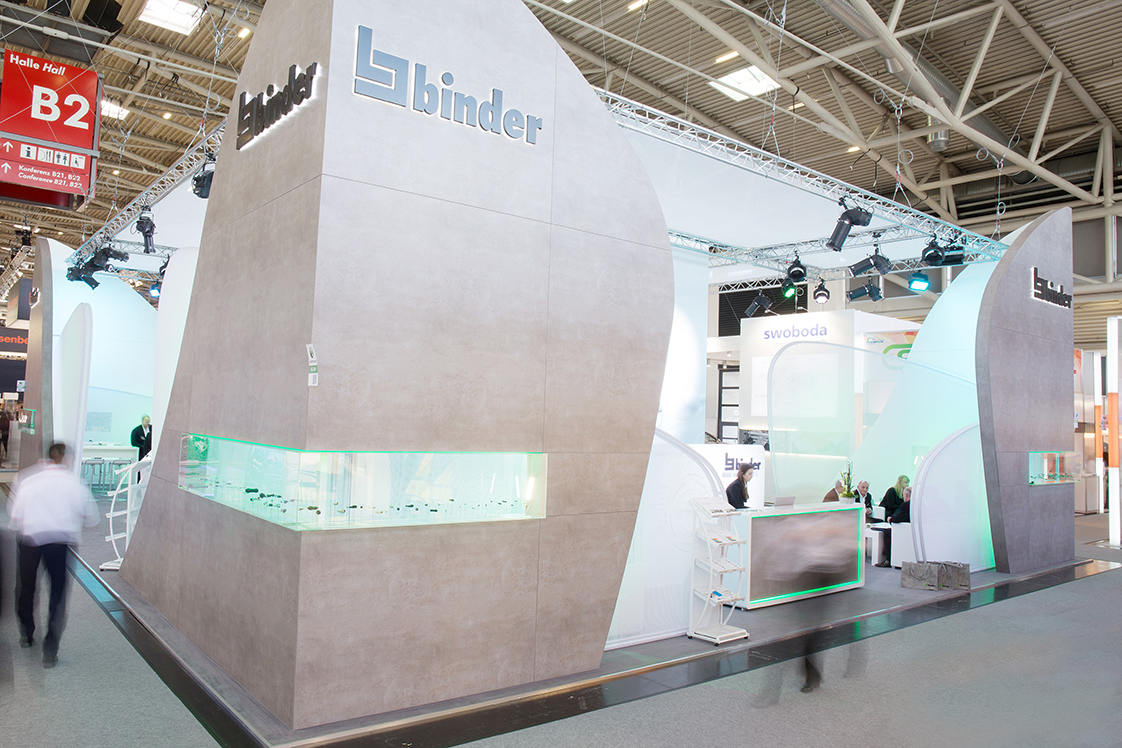 Der binder-Stand auf der electronica 2016 Der binder-Stand auf der electronica 2016