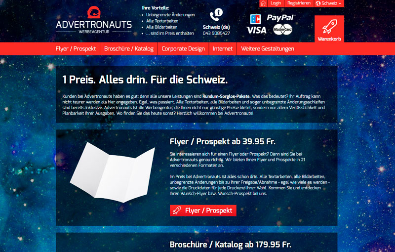 Advertronauts Werbeagentur Schweiz Advertronauts Werbeagentur Schweiz