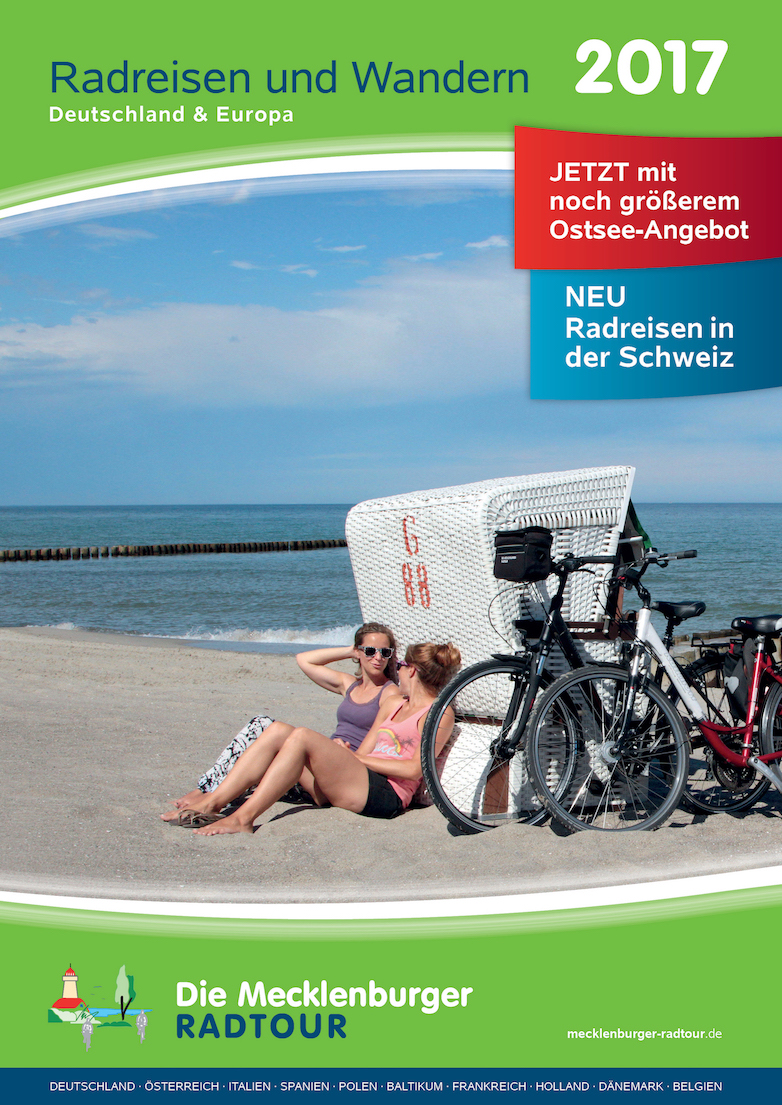 Cover?Radreisen und Wandern 2017?der Mecklenburger Radtour GmbH Cover?Radreisen und Wandern 2017?der Mecklenburger Radtour GmbH