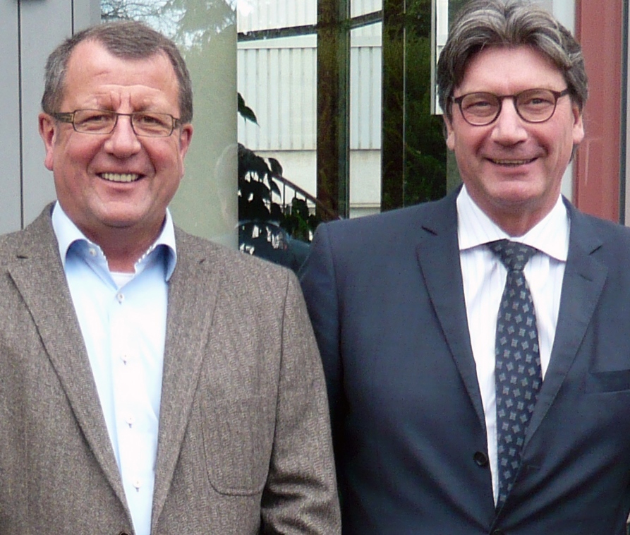 Neue Doppelspitze: Dr. Horst Dieter Schulz (rechts) und Roland Stark. (Bildquelle: @Fischer Profil)