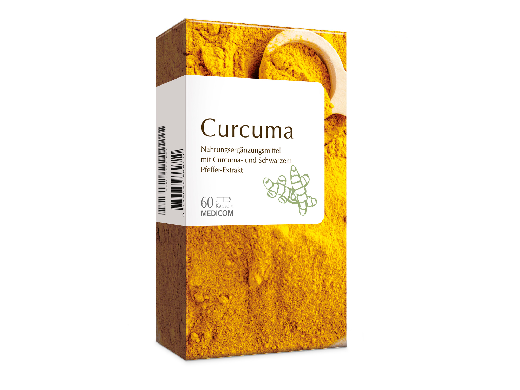 Curcuma von Medicom - hochwertiges und natürliches Nahrungsergänzungsmittel