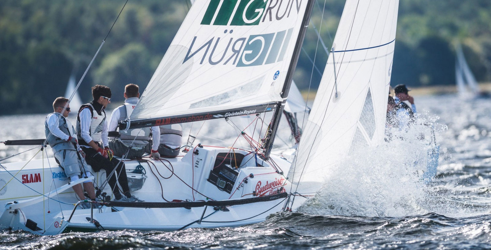 Team GRÜN Software im Segelsport der Klasse J70 in 2016