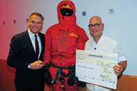 Hoteldirektor Rüdiger Schild (l.) mit Everest-Bergsteiger Andreas Friedrich. Bild: Claudia Wingens Hoteldirektor Rüdiger Schild (l.) mit Everest-Bergsteiger Andreas Friedrich. Bild: Claudia Wingens