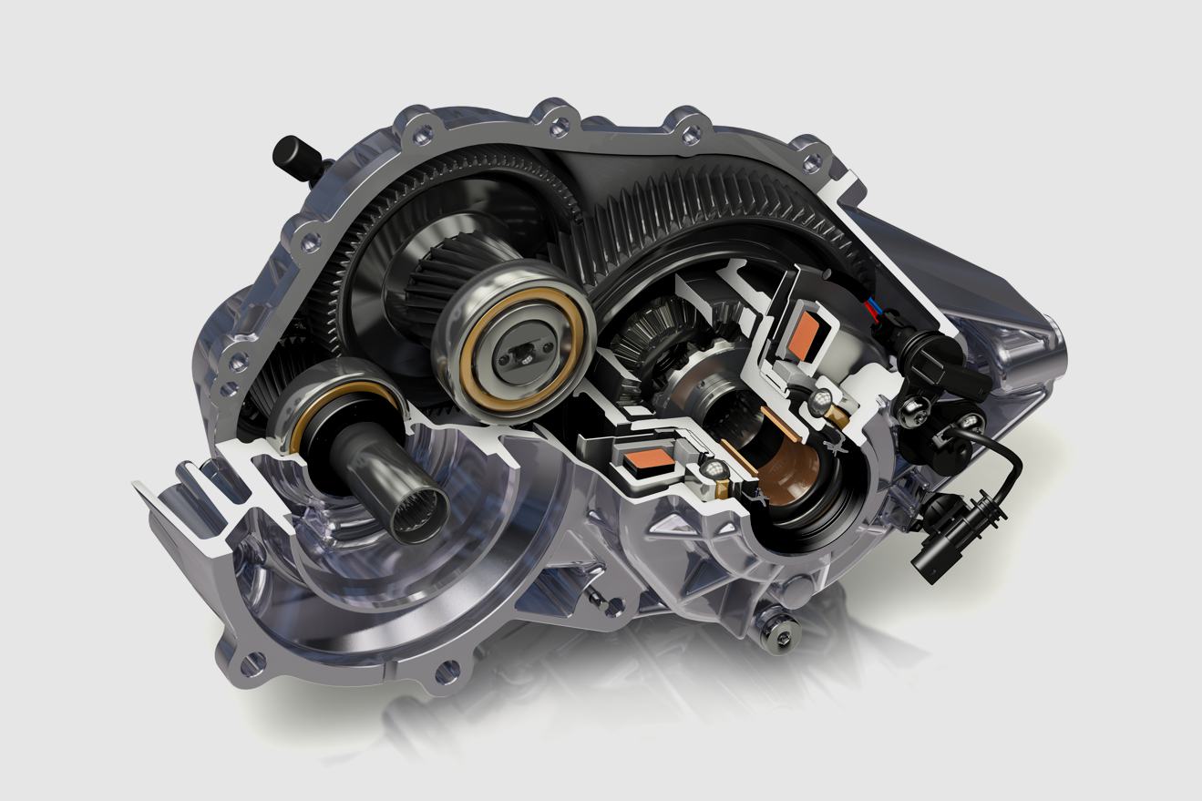 Die eAxle für den BMW X 1 für den chinesischen Markt (Bildquelle: GKN Driveline)