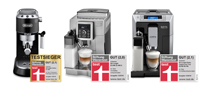 (FOTO: DE'LONGHI) Die De'Longhi Kaffeemaschinen überzeugen in Stiftung Warentest (FOTO: DE'LONGHI) Die De'Longhi Kaffeemaschinen überzeugen in Stiftung Warentest