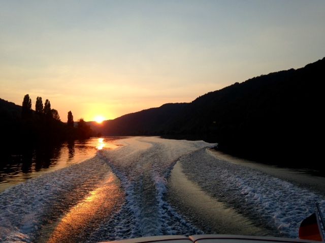 Sonnenuntergang an der Mosel Sonnenuntergang an der Mosel