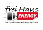 Das Markenlogo von frei Haus Energy Das Markenlogo von frei Haus Energy