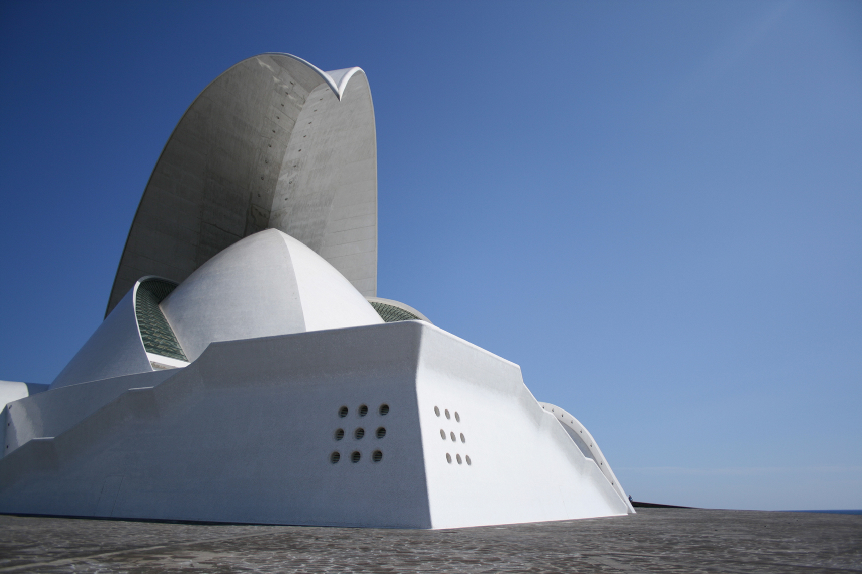 Das Auditorium"Adán Martín" auf Teneriffa. Das Auditorium"Adán Martín" auf Teneriffa.