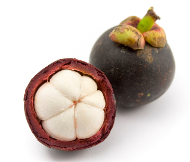 Mangostan-Frucht (auch Mangostane oder Mangosteen gennant) Mangostan-Frucht (auch Mangostane oder Mangosteen gennant)