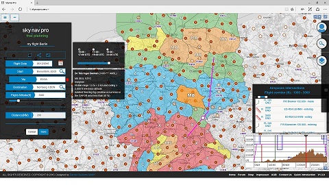 sky[nav]pro™: Die erste kostenlose Flugplanung sowie -navigation mit integriertem GAFOR. 