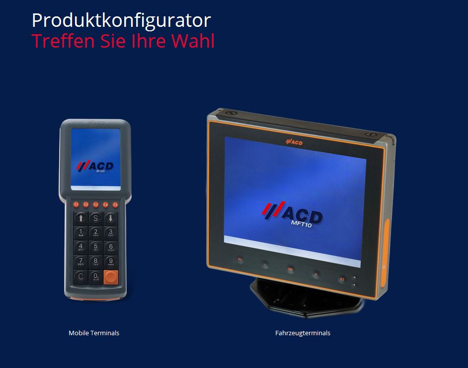 Online-Konfigurator Mobile Geräte