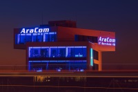Zentrale Firma AraCom an der Autobahn A8