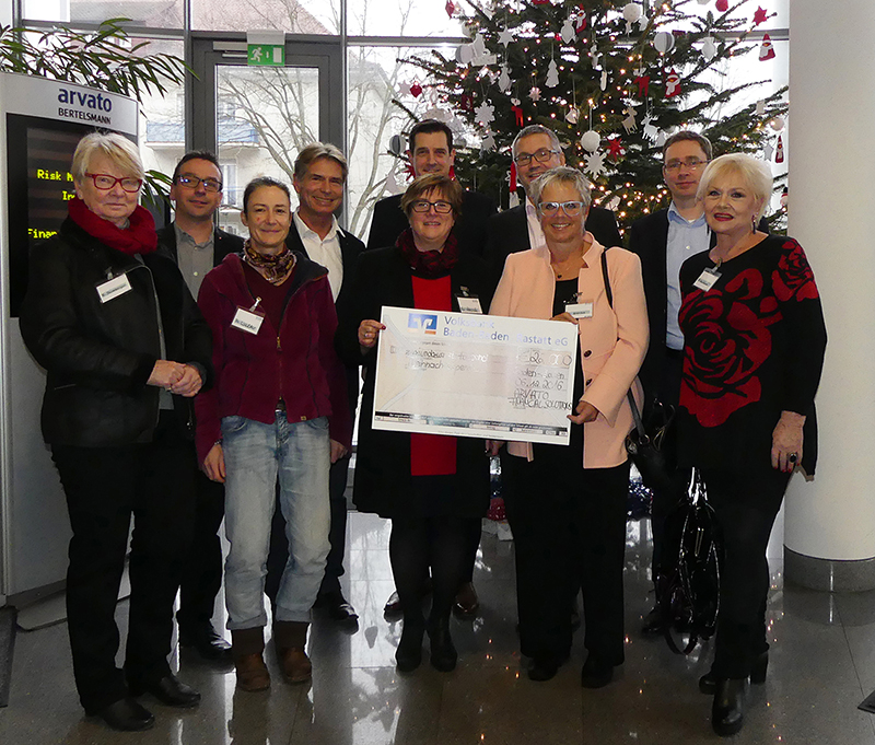Spendenübergabe von Arvato Financial Solutions an regionale Institutionen Spendenübergabe von Arvato Financial Solutions an regionale Institutionen