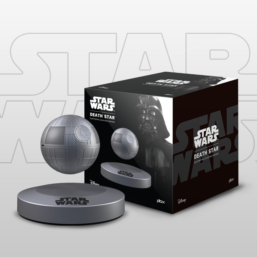 3P bringt den offiziell lizenzierten Star Wars® Todesstern Schwebender Bluetooth Lautsprecher für UV