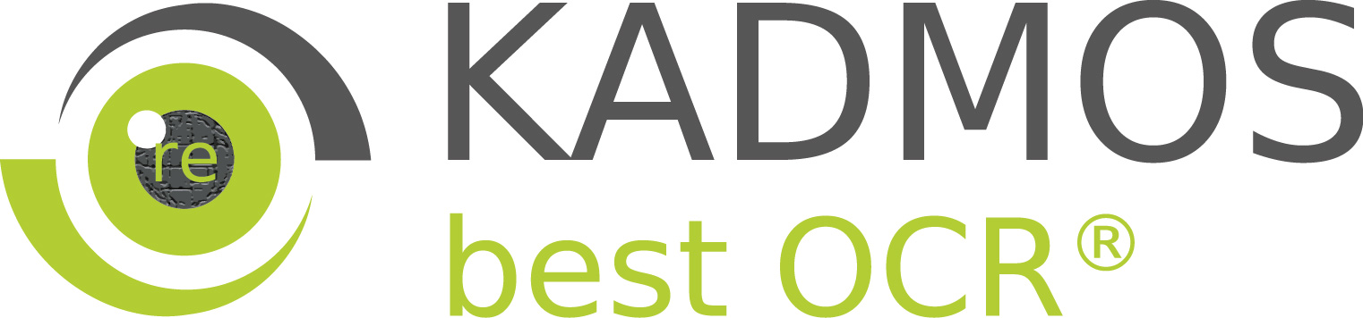 Text- und Layoutanalyse mit Kadmos 6.0. Abb. KADMOS Text- und Layoutanalyse mit Kadmos 6.0. Abb. KADMOS