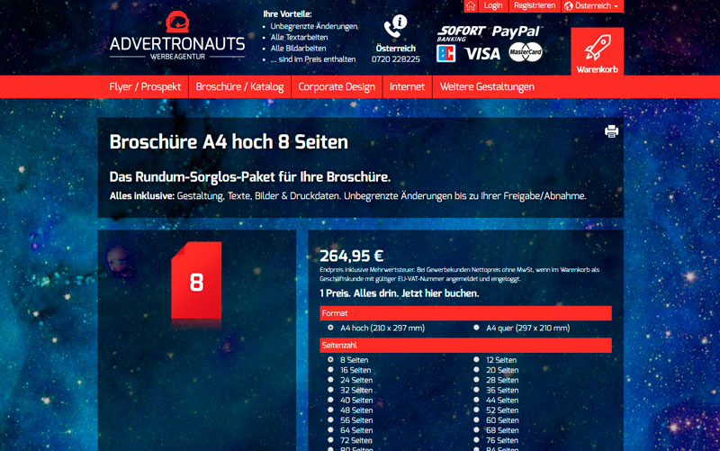 Broschüre A4 bei AdvertronautsÖsterreich Broschüre A4 bei AdvertronautsÖsterreich
