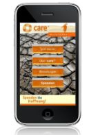 Informieren und unterstützen - die iPhone application von CARE Informieren und unterstützen - die iPhone application von CARE