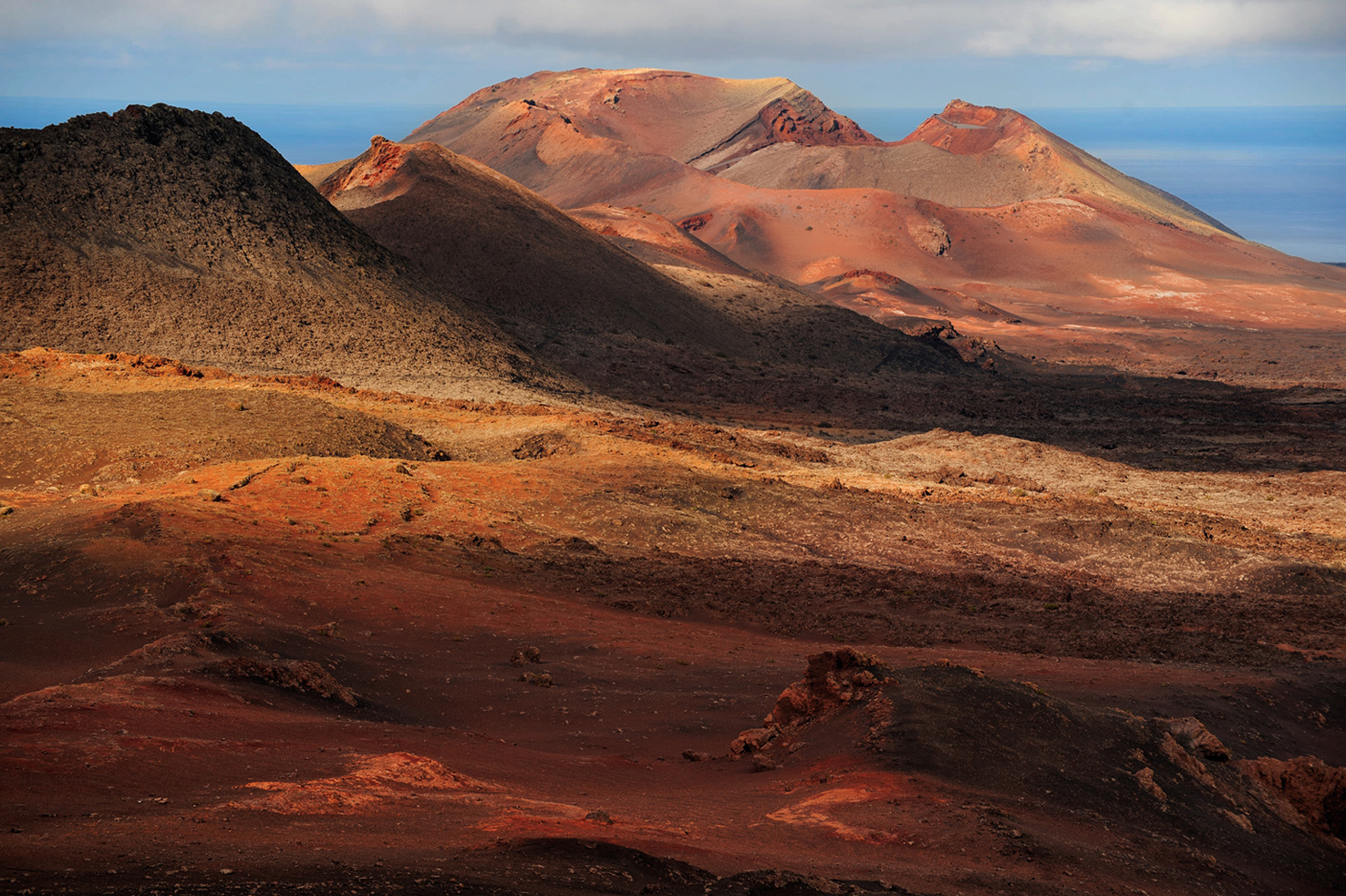 Der Timanfaya National Park auf Lanzarote sieht aus wie eine Mondlandschaft.