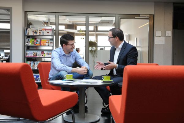 Die Hochschule bietet individuelle Beratungsgespräche in der Hochschule an - Foto: SRH Die Hochschule bietet individuelle Beratungsgespräche in der Hochschule an - Foto: SRH
